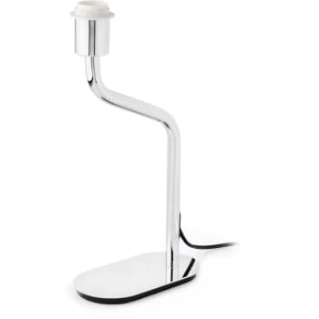 Image of Faro Eterna - 1 Light Table Lamp Chrome - Shade Not Included, E27
