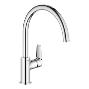 Image of Grohe BauEdge Chrome Single Lever Kitchen Mixer Tap