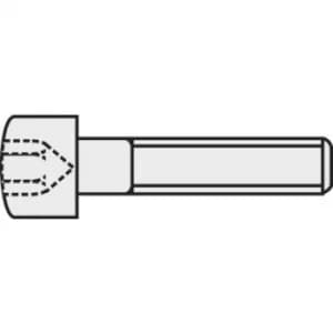 Image of TOOLCRAFT 839684 Allen screws M5 12mm Hex socket (Allen) DIN 912 ISO 4762 Steel 8.8. grade Black 100 pc(s)