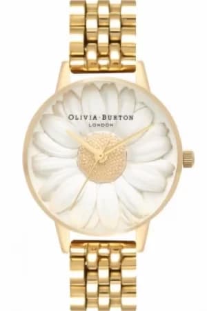 Image of Ladies Olivia Burton 3D Daisy Watch OB16FS100