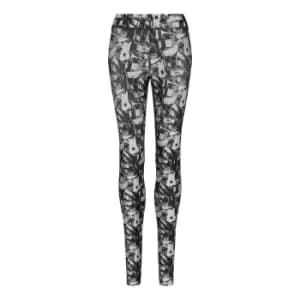 Image of AWDis Womens/Ladies Cool Girlie Printed Leggings (XL) (Monochrome Madness)