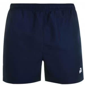 Image of Lonsdale 2 Stripe Woven Shorts Mens - Navy/White