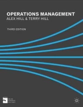 Image of Operations Management by Alex Hill Paperback