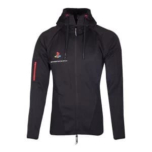 Image of Sony Playstation Tech19 Male Small Full Length Zipper Hoodie - Black