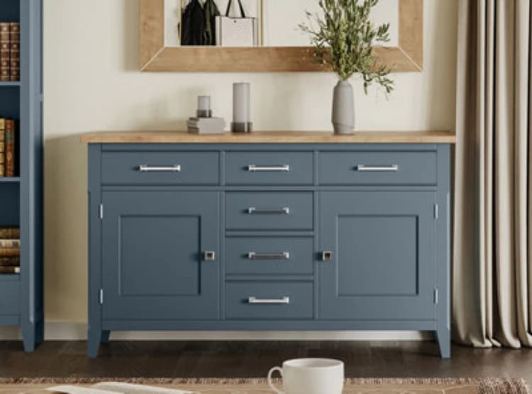Image of Baumhaus Signature Blue Large Sideboard