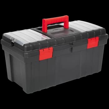 Image of Sealey Plastic Tool Box and Tote Tray 490mm