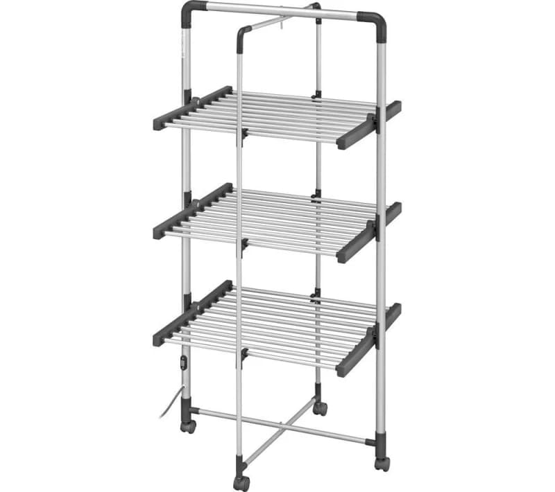 Image of Black + Decker 3 Tier Heated Airer Wheels And Cover 63091