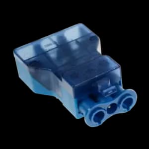 Image of Click Scolmore Essentials 20A 3 Pin Flow Fast-Fit Male Connector - CT103M
