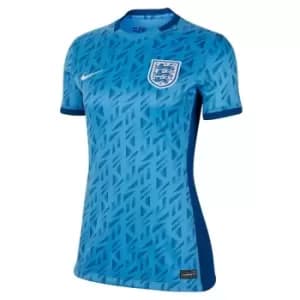 Image of Nike England Away Shirt 2023 Womens - Blue