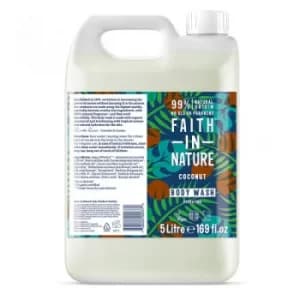 Image of Faith in Nature Body Wash Coconut 20l