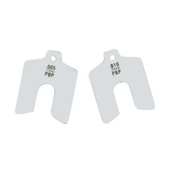 Image of 2.000MMX100X100MM Stainless Slotted Shim (Pk-10) - Precision Brand