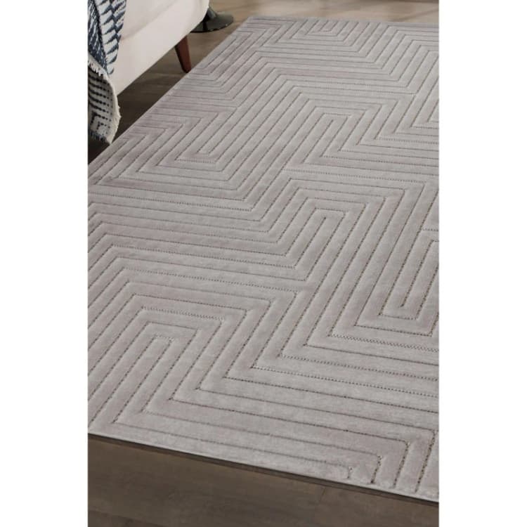 Image of Homemaker Malmo Maze Rug Grey Berber Rugs 120x170cm Grey 42760602125