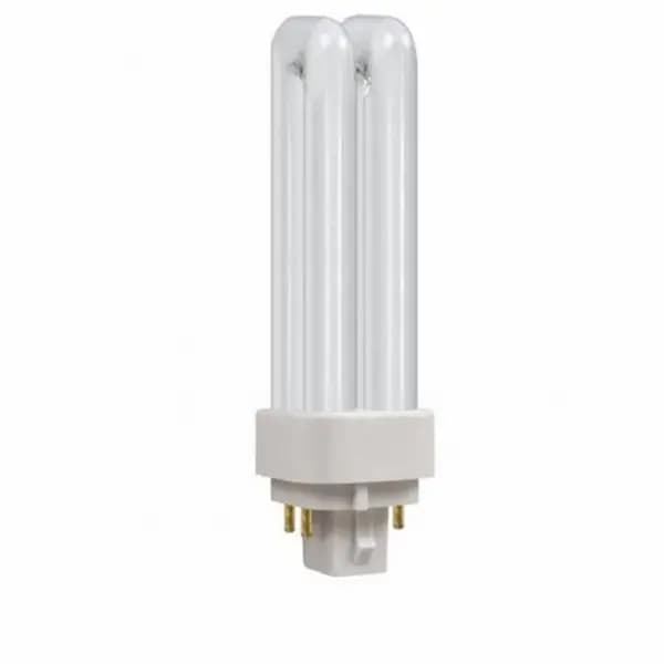 Image of Crompton 26W CFL G24q-3 4 Pin Opal DE Type Bulb - White CLDE26SW