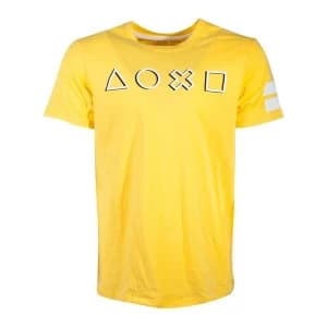 Image of Sony - Icons Mens Large T-Shirt - Yellow