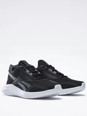 Image of Reebok Energylux 2 Shoes, Black/Grey/White, Size 4.5, Women