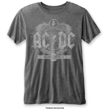 Image of AC/DC - Black Ice Unisex Large T-Shirt - Grey