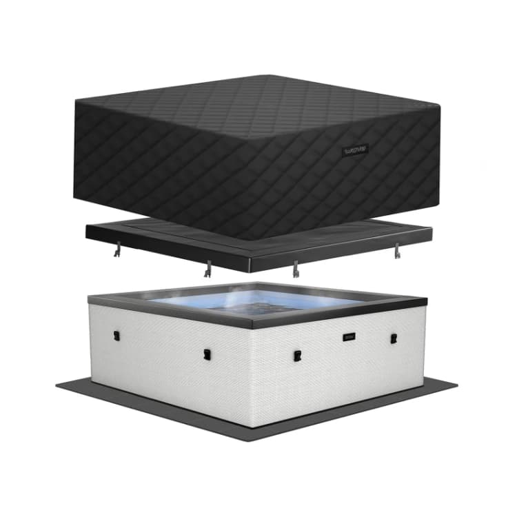 Image of Wave Spas Wave Spas Wave Garda Energy-Efficient Hot Tub Bundle 4 Person in White White 4 Person Unisex 5061039897318