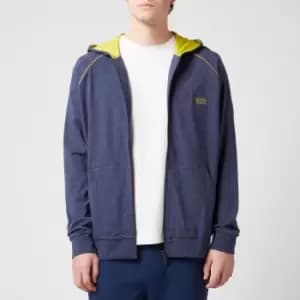 Image of BOSS Bodywear Mens Zip-Through Hoodie - Medium Blue - M