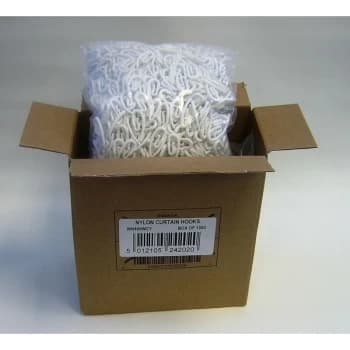 Image of Curtain Hooks White, Pack of 100 - N800WGJ - Swish