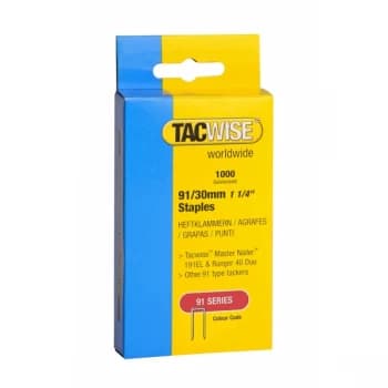 Image of Tacwise Tacker Staples (91) 30mm