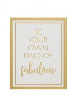 Image of Graham & Brown Fabulous Framed Wall Art