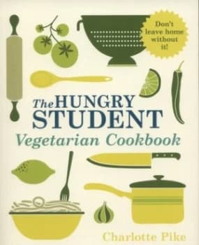 Image of The Hungry Student Vegetarian Cookbook by Charlotte Pike Paperback