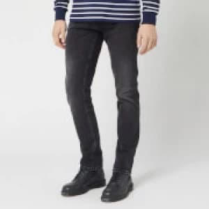 Image of Nudie Jeans Mens Grim Tim Slim Jeans - Concrete Black - W34/L32