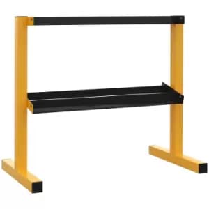 Image of SPORTNOW Dumbbell Rack Stand, 2-Tier Weight Storage Organizer, Stable Dumbbell Holder for Home Gym