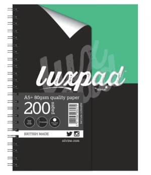 Image of Silvine Lux A5 Twinwire Flexicovered 200 Pages Notebook PK3