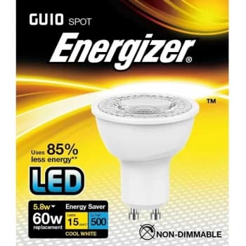 Image of Energizer LED GU10 560lm Cool White 36" 5.8w