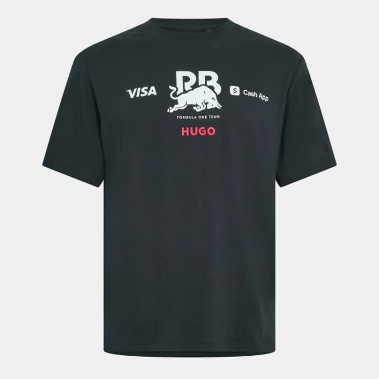 Image of Hugo Racing Bulls Tsunoda F1 2025 T-Shirt Black male XS