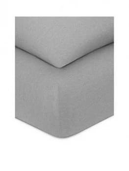 Image of Calvin Klein Harrison Fitted Sheet - Grey