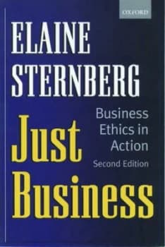 Image of Just Business by Elaine Sternberg Paperback
