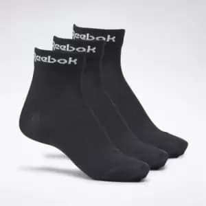 Image of Reebok Ankle Sck 3pk 99 - Black