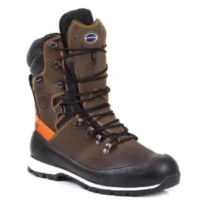 Image of Click ELITE FORESTRY CHAINSAW BOOT BROWN SIZE 13 (48)