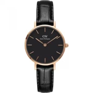 Image of Ladies Daniel Wellington Classic Petite 28 Reading Black Watch