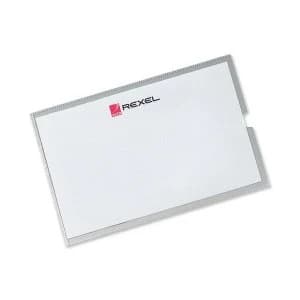 Image of Rexel Nyrex A4 Card Holder Clear - 1 x Pack of 25 Card Holders