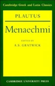 Image of Plautus Menaechmi by Plautus Paperback