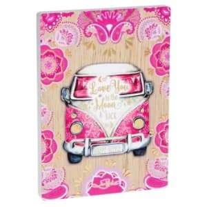 Image of Kombi Oblong Plaque Love Moon