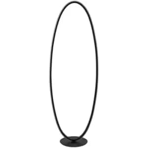Image of Netlighting Merano Clovis LED Integrated Floor Lamp Sandy Black Aluminium LED 35