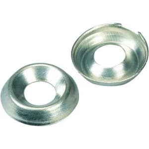 Image of Wickes Nickel Screw Cup Washers - No. 8 Pack of 20