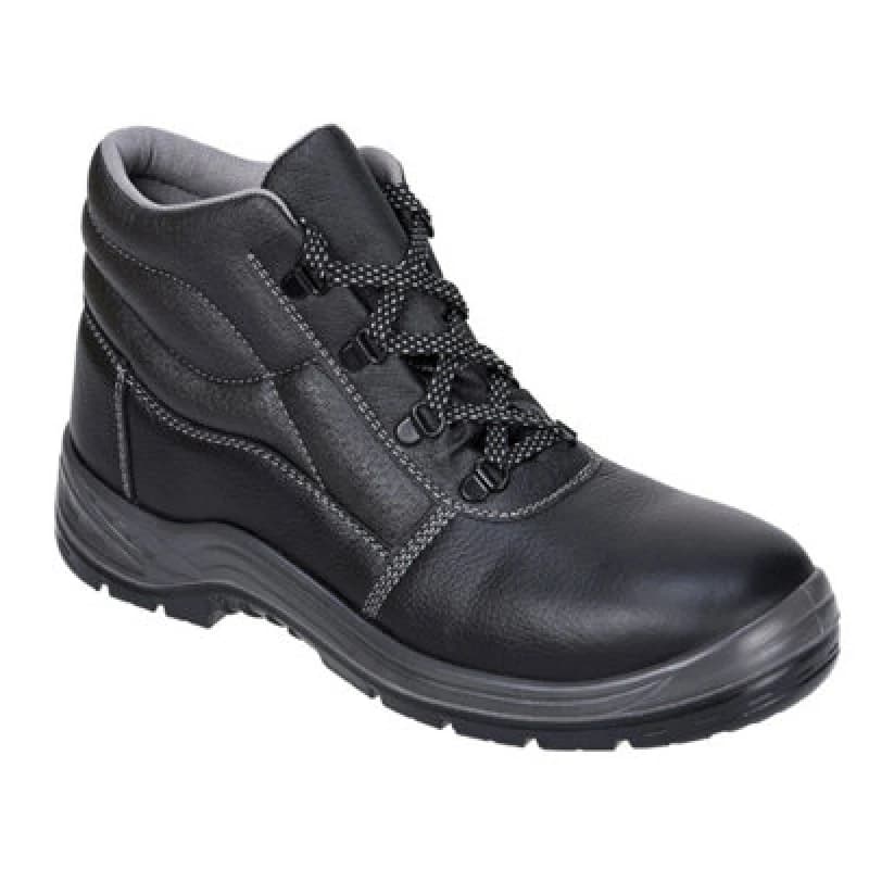 Image of Portwest S3 Kumo Steel Toe Cap Safety Boots FW23BKR45 Colour: Black