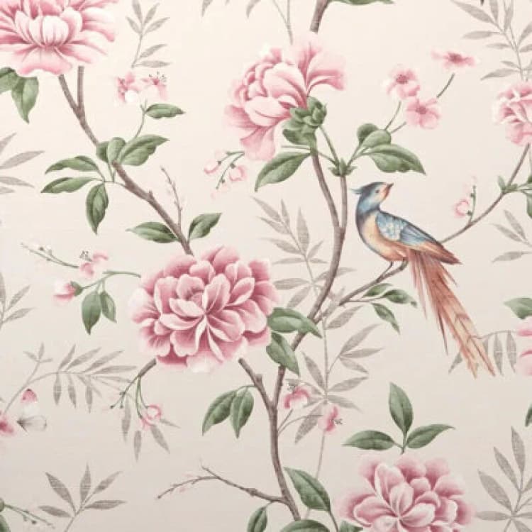 Image of Akina Floral Natural Wallpaper Akina Floral Natural