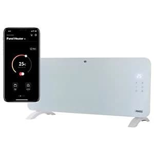 Image of Princess Smart Glass Panel Heater 1500W White