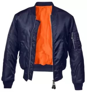 Image of Brandit MA1 Classic Jacket, blue, Size 2XL, blue, Size 2XL