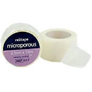 Image of Reliance Medical Microporous Tape 617 2.5cm 12 Pieces
