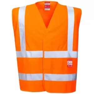 Image of FR75ORRXX/3X - sz 2XL - 3XL Hi-Vis fr Vest - Orange - Orange - Portwest