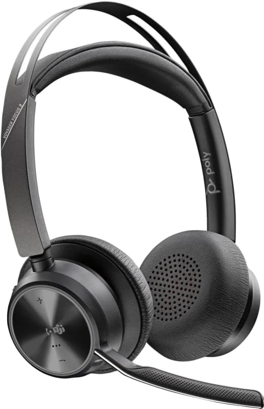 Image of HP Poly Voyager Focus 2 - Customer Special 1 - headset - on-ear - Blue