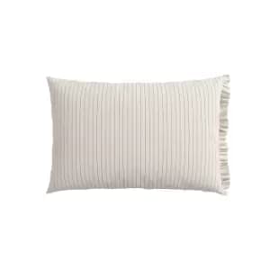 Image of Bedeck of Belfast Ayda Pair of Standard Pillowcases, Chalk