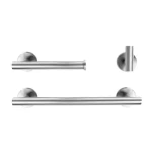 Image of Stainless Steel Bathroom Bars - Set of 3 M&W